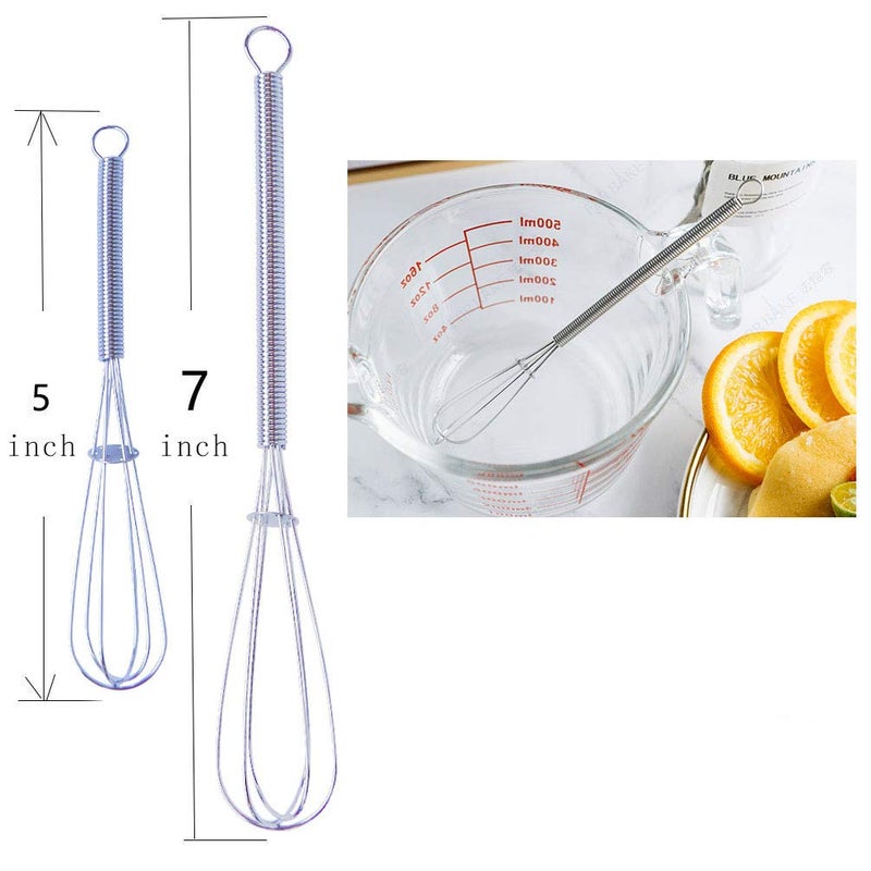 zYoung Mini Whisks Set of 2, 5 Inches and 7 Inches - Image 2